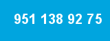 951 138 92 75 951 138 92 75